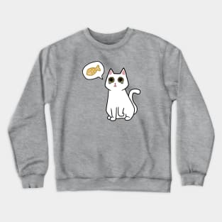 Always Hungry Kitty Crewneck Sweatshirt